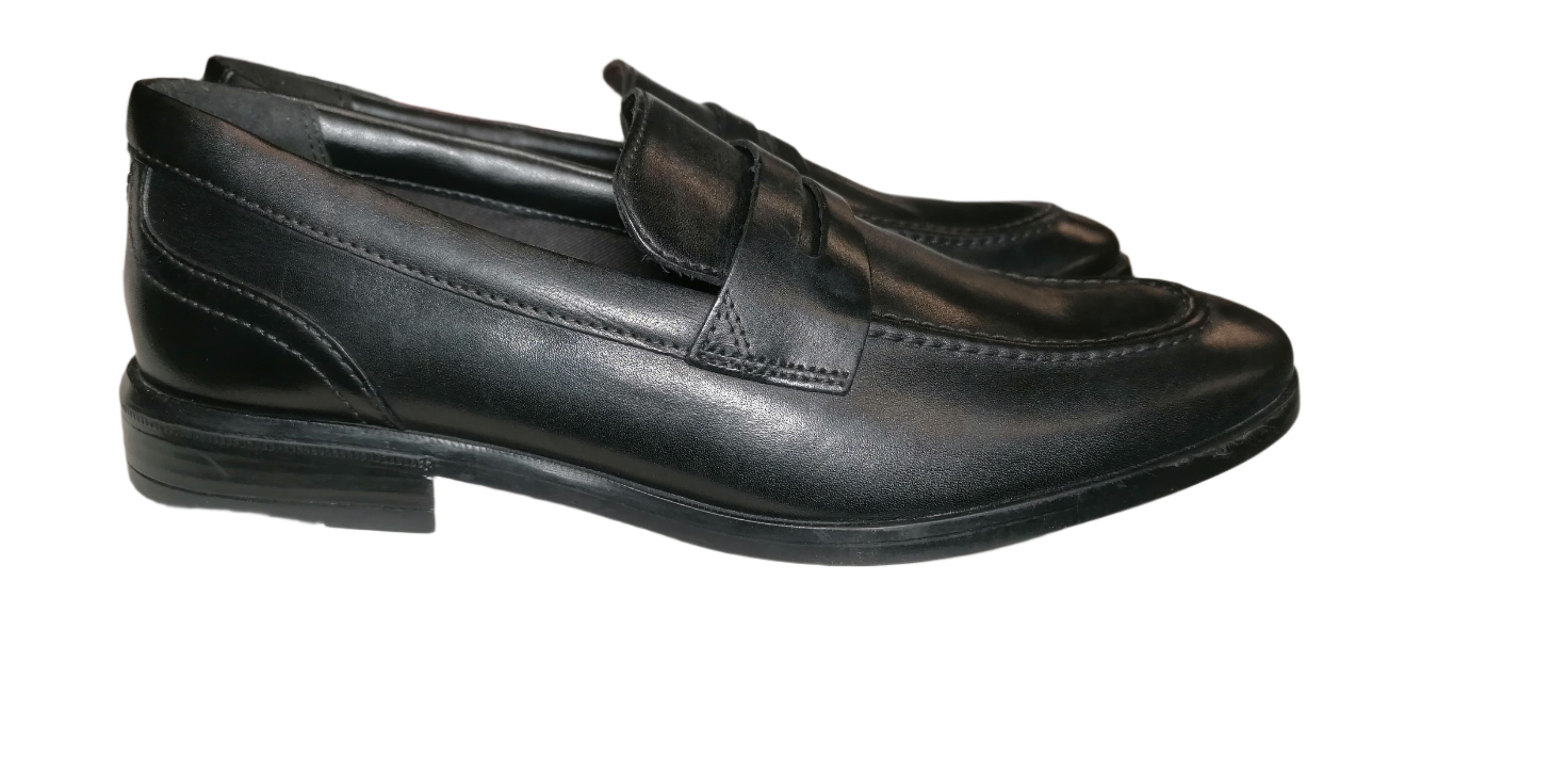 Clarks Men's Leather Loafer Black Shoes