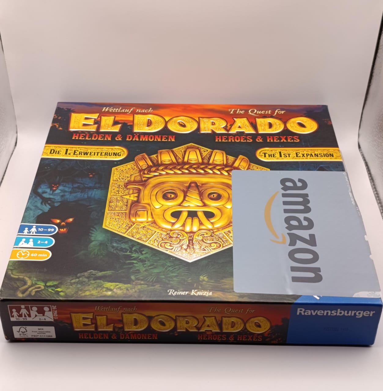 Ravensburger The Quest for El Dorado: Golden Temples Adventure Family Game For Ages 10 & Up