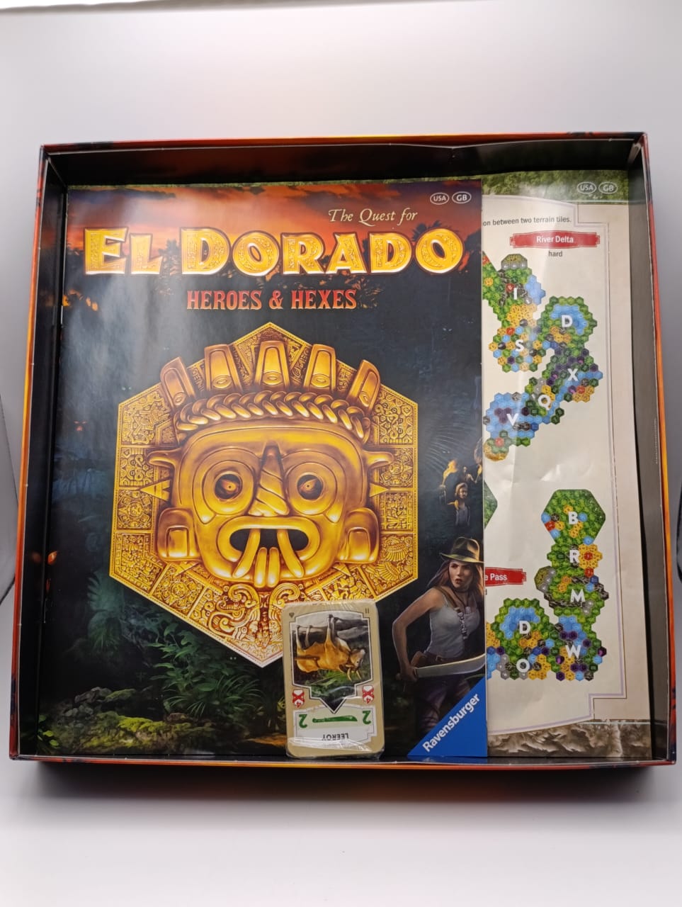 Ravensburger The Quest for El Dorado: Golden Temples Adventure Family Game For Ages 10 & Up