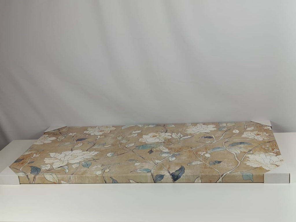 SEALED - 120CM X 60CM Floral Unframed Canvas - Threshold