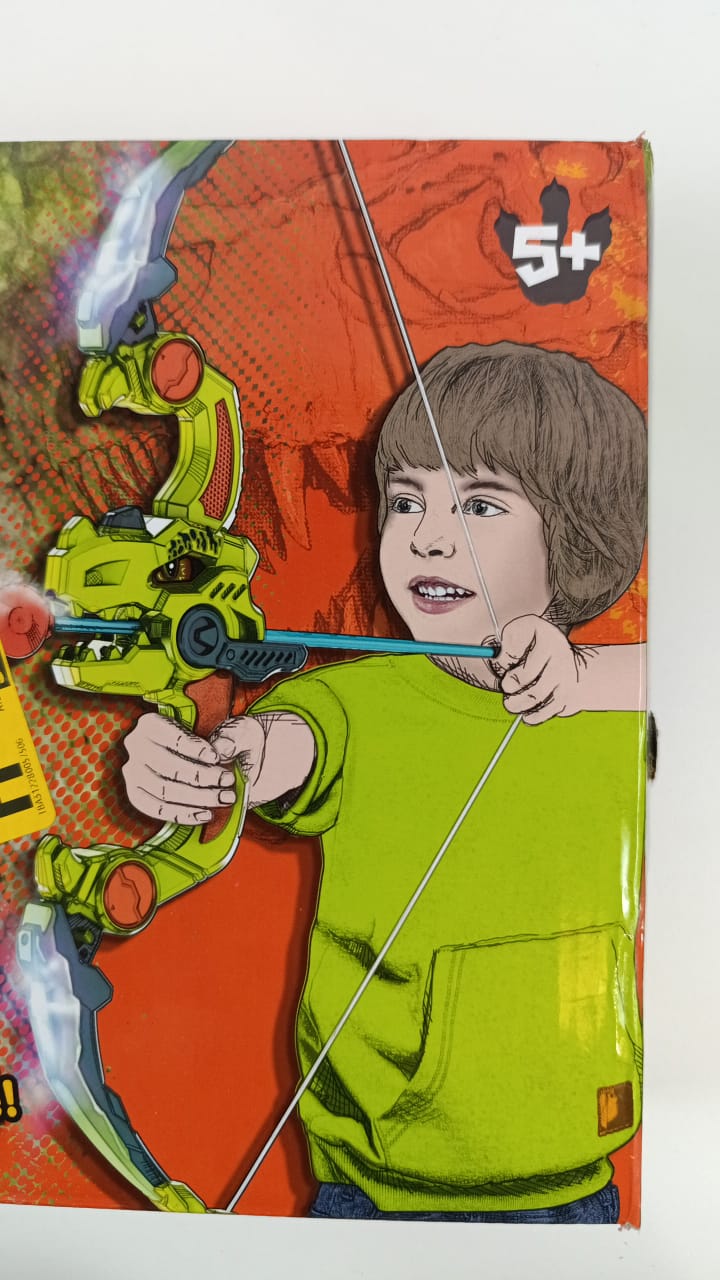 NIDUYONG Bow and Arrow for Kids 8-12, Archery Play Set with Luminous Bow, Toy Set with LED Light, Includes 6 Suction Cup Arrows, Target and Quiver, Indoor & Outdoor Toy for Children Boys & Girl 3-12