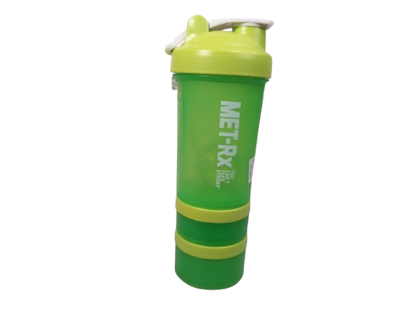 MET-RX Gym Protein Powder shaker Shaker Bottle 3 in 1 500ml