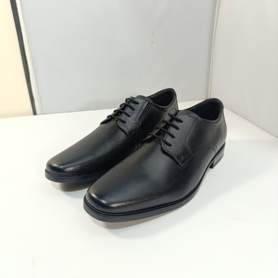 Clarks Howard Walk Black Leather Shoes | Classic Men’s Dress Shoes