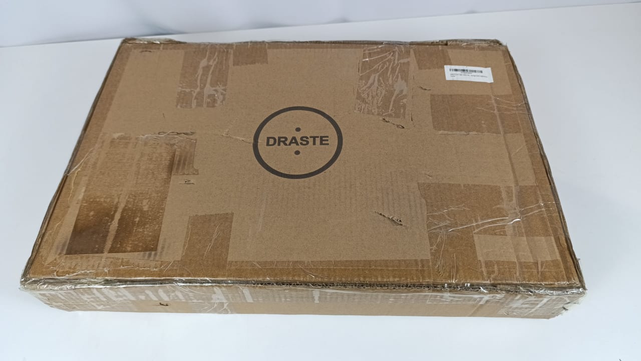 طاولة جانبية ضيقة من DRASTE، طاولات جانبية مربعة لغرفة المعيشة، طاولة جانبية كبيرة من الخشب العصري، طاولات جانبية رفيعة فريدة من نوعها لأثاث غرفة النوم، طاولة جانبية صناعية رفيعة باللون البني الداكن للمساحات الصغيرة