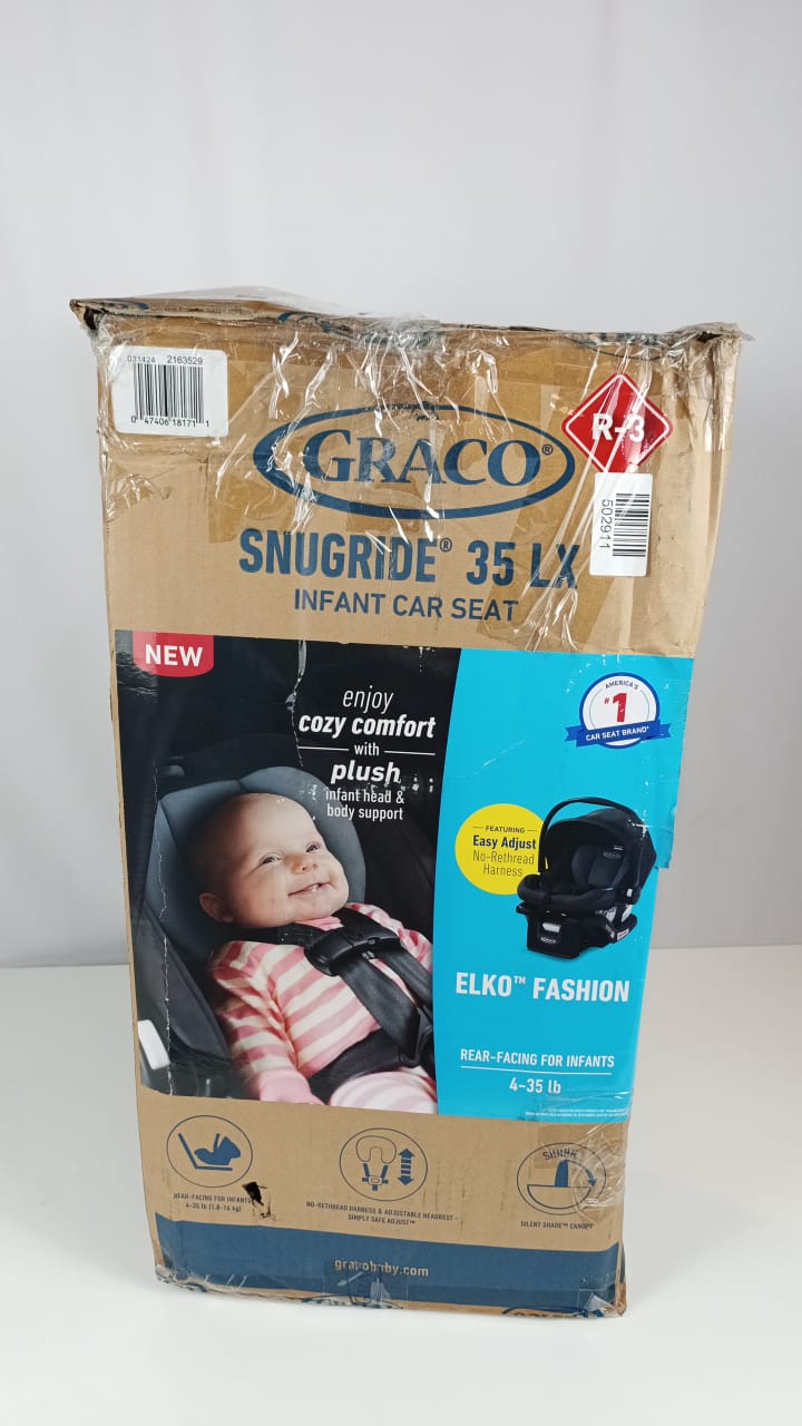 Graco SnugRide 35 LX Infant Car Seat, Elko, 1 Count