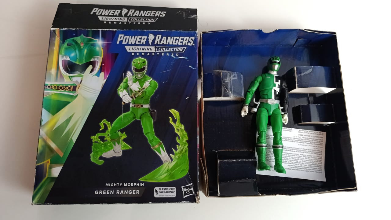 مجسم شخصية مايتي مورفن جرين رينجر من باور رينجرز لايتنينج كوليكشن المُعاد تصميمه، مقاس 6 بوصات، ألعاب للأولاد والبنات من سن 4 سنوات فما فوق