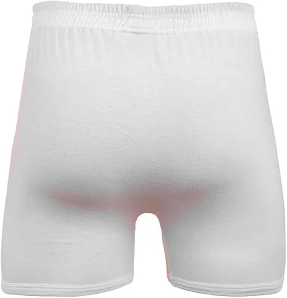 White boxer shorts combed 