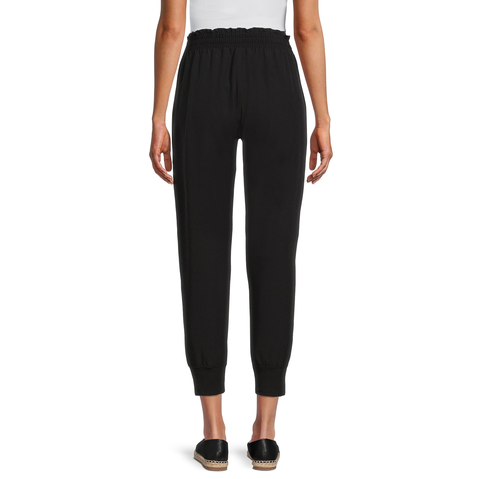 SIZE: M(8-10) - Time and Tru Women's Maternity Jogger Pants