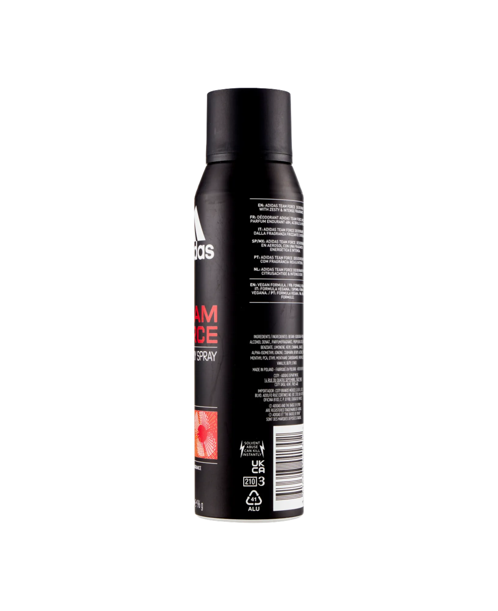 Adidas Deo Spray Men 150ml Team Force