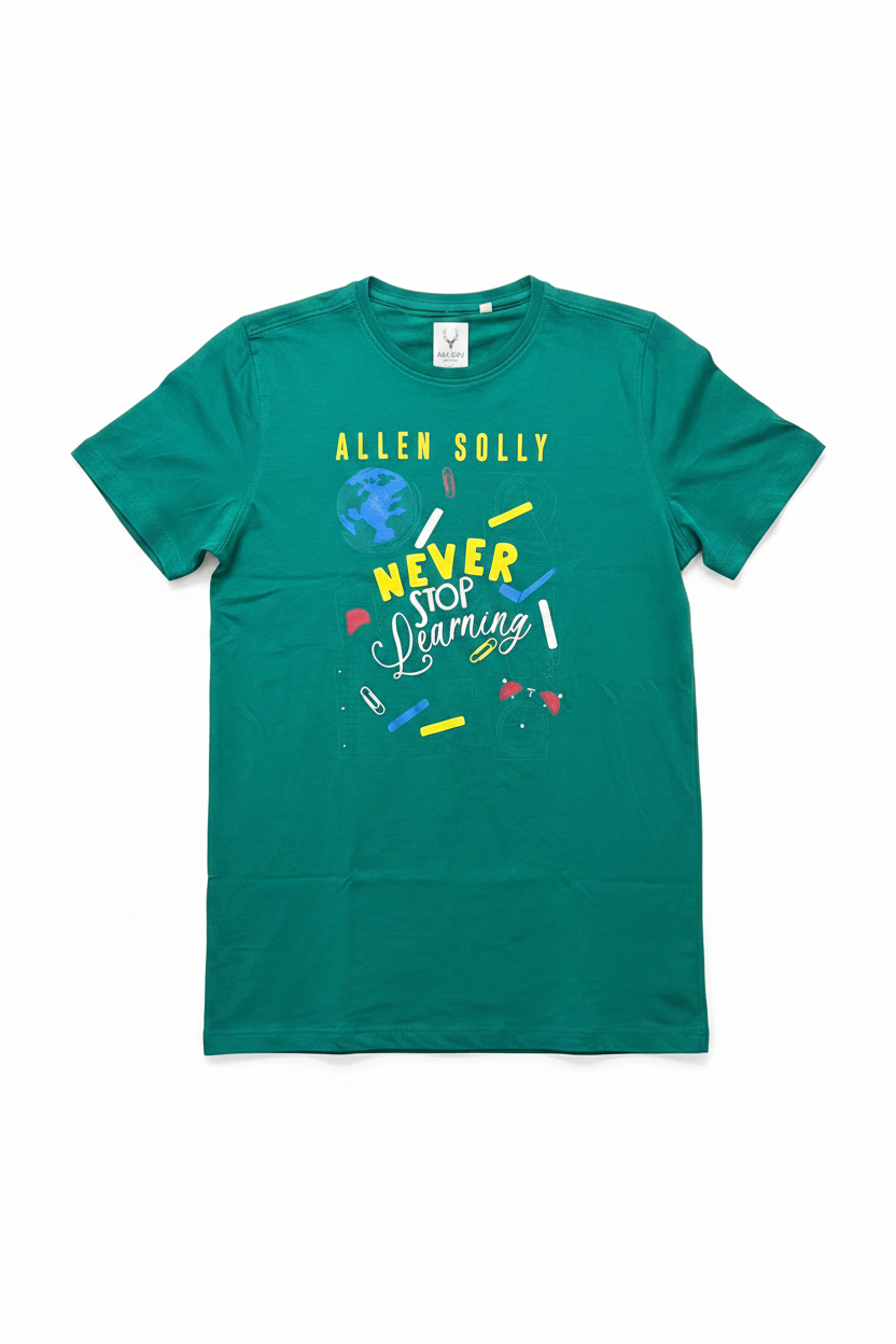 Allen Solly Teal Tee - Flat Lay