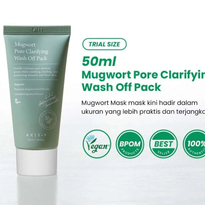 AXIS-Y Mugwort Pore Clarifying Wash Off Pack, 50ml