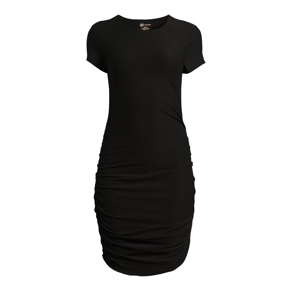 SIZE: S - No Boundaries Juniors Side Ruched Dress