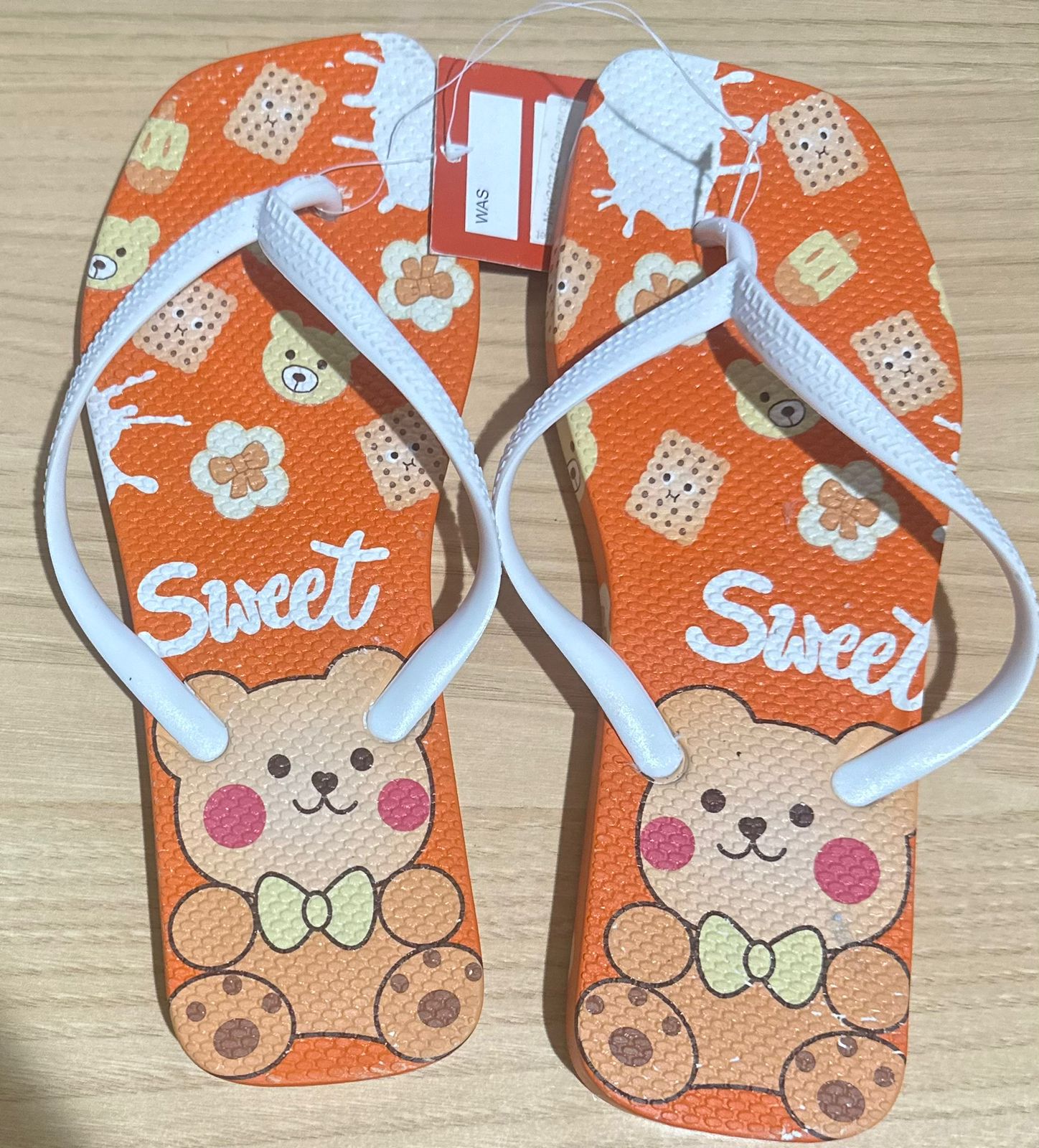 Phonolite printed bear women's slipper