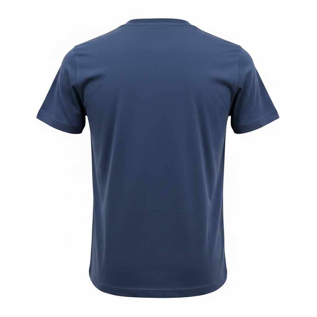 Back View Blue Antler Tee