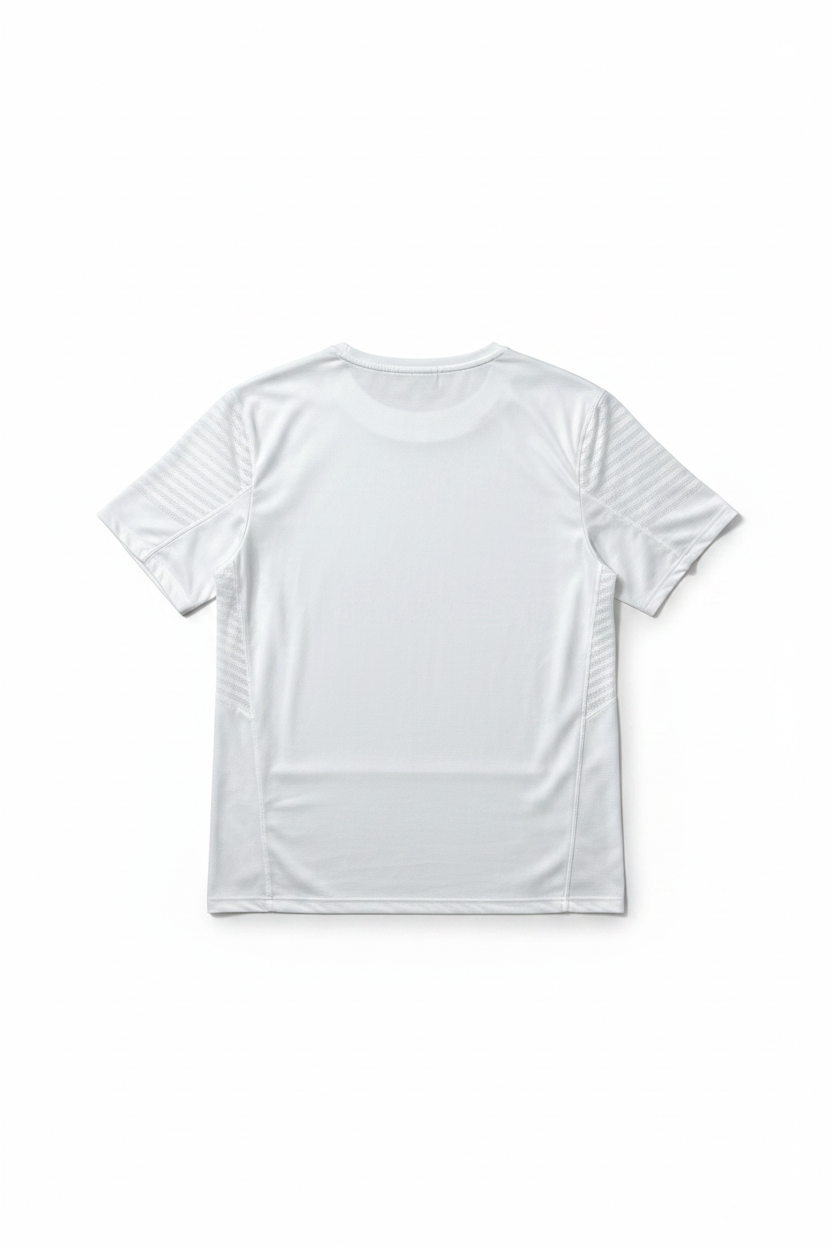 Back view on white background