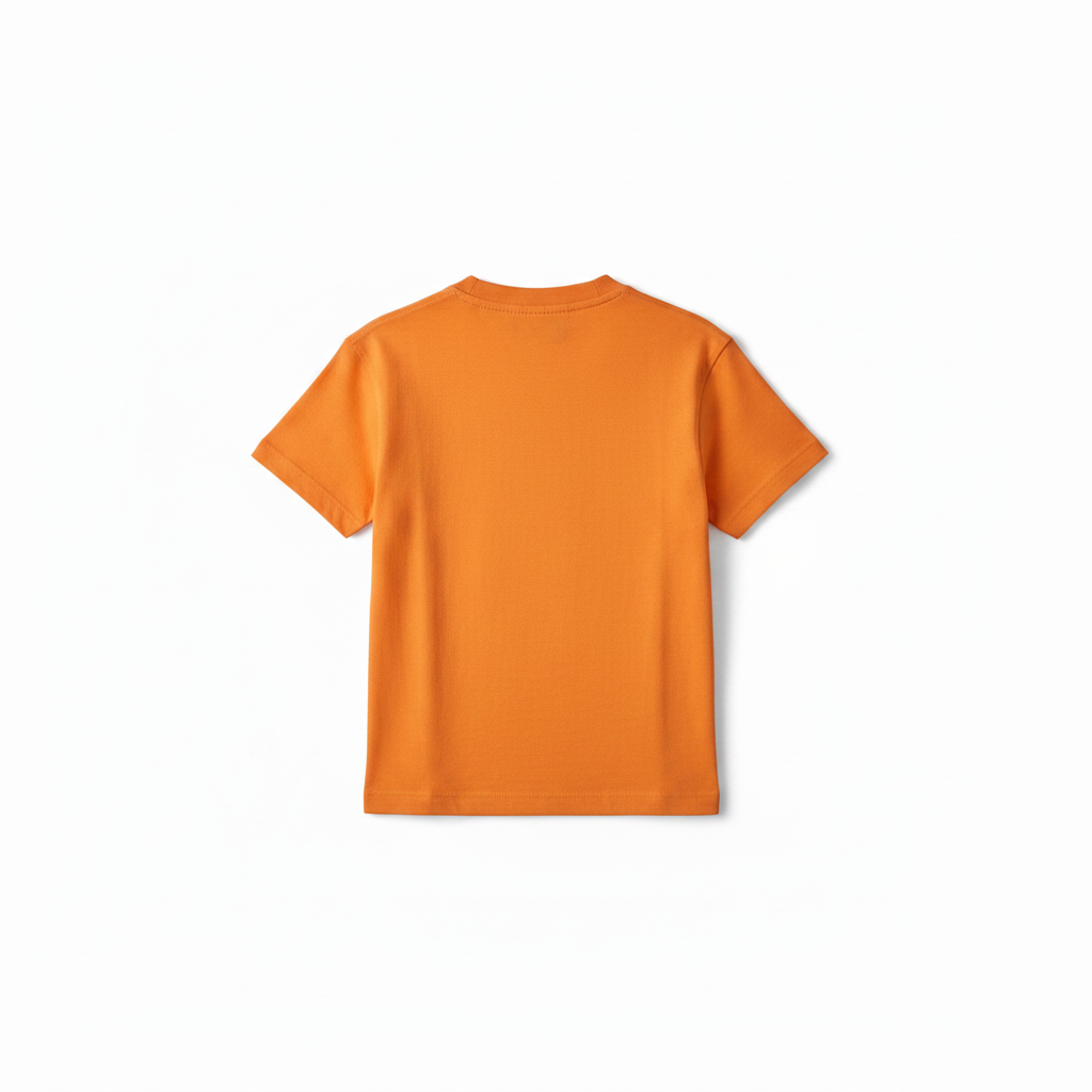 Back View Orange Tee