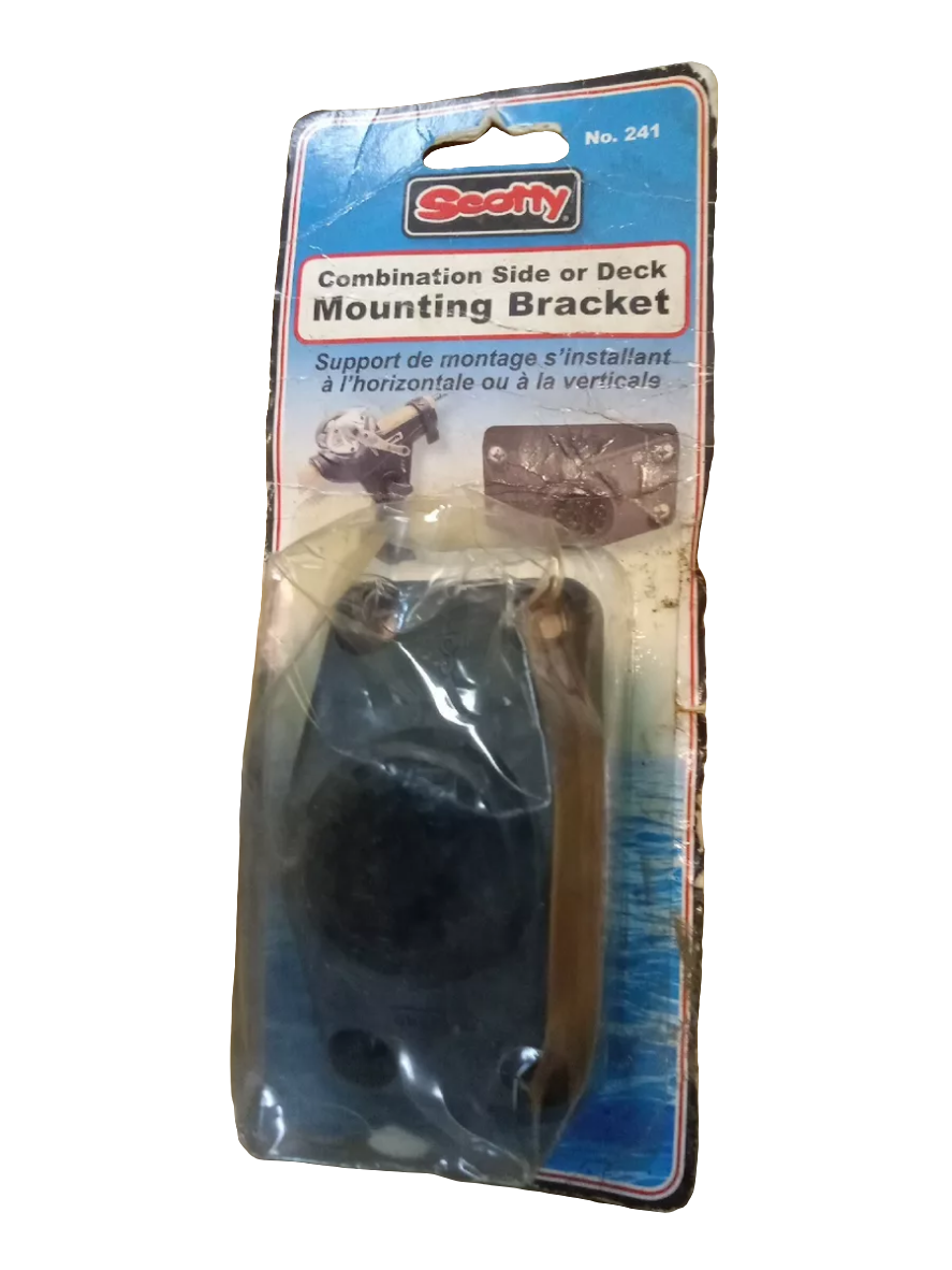 Scotty Combination Side or Deck Mounting Bracket Black