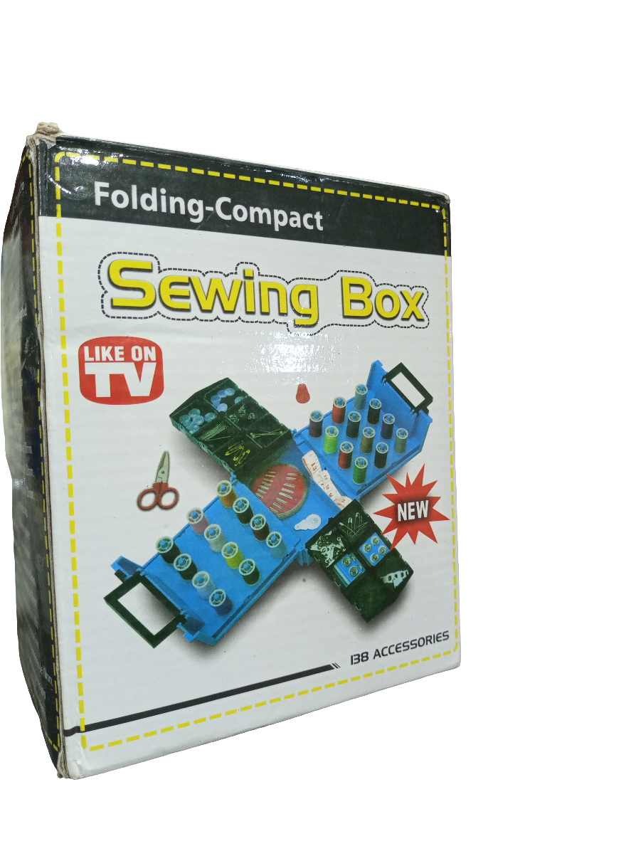 Folding-Compact Sewing Box