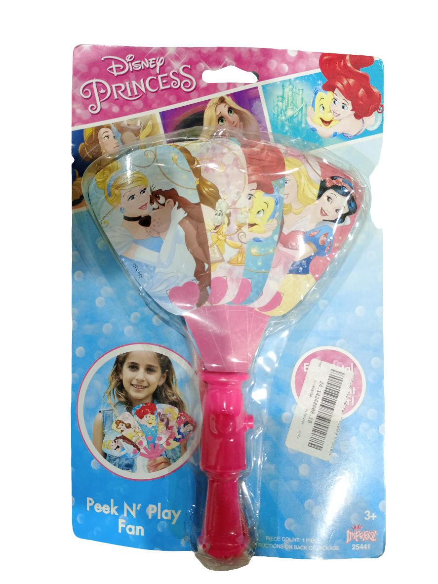 Disney Princess peek N play fan