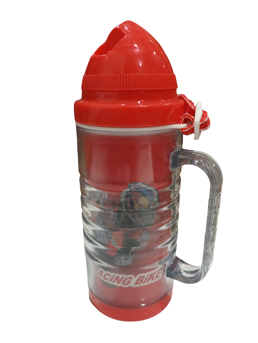 Juniors Printed Water Bottle with Strap - 350ml