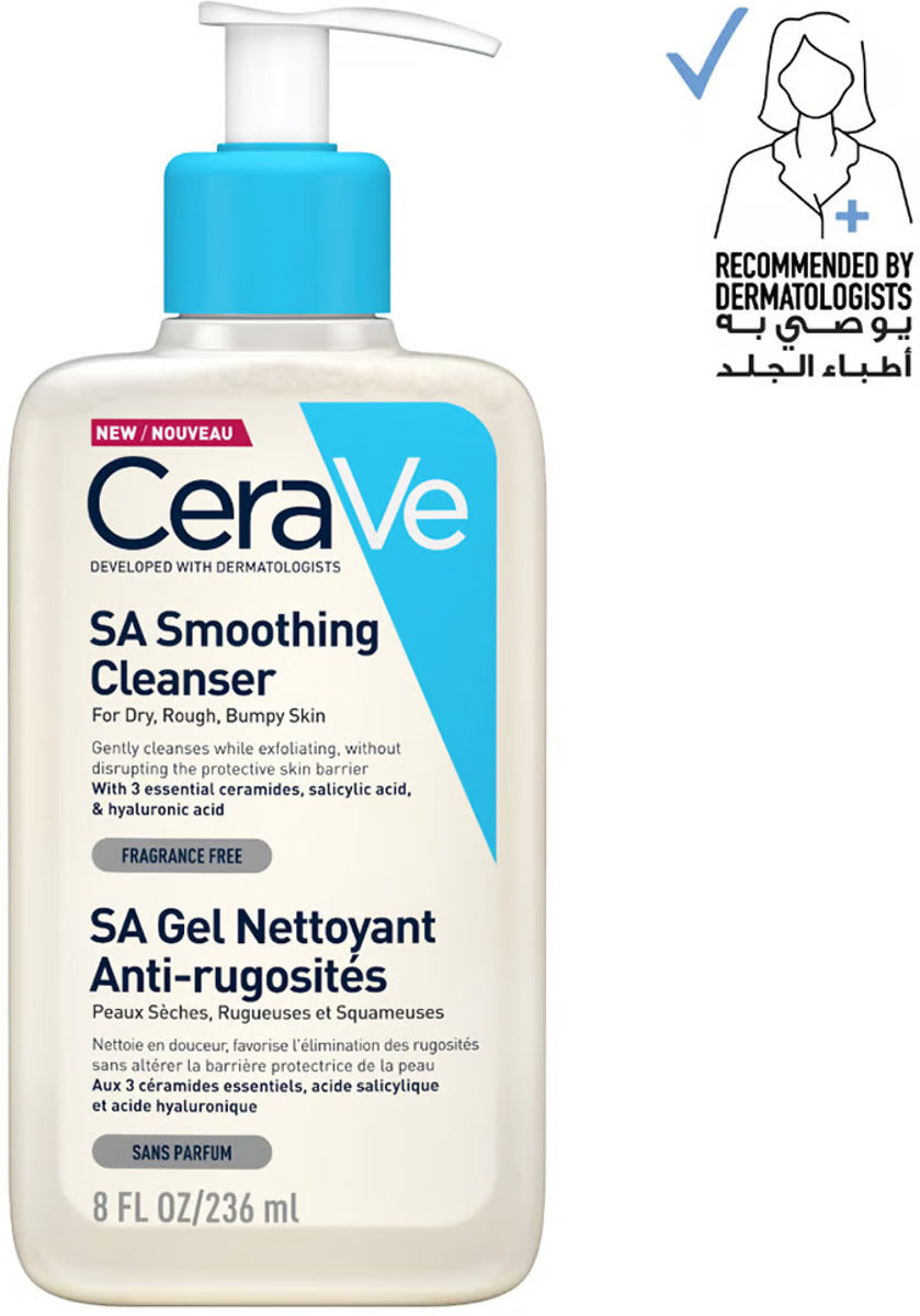 Cerave SA Smoothing Cleanser for Normal, Dry and Rough Skin 236mL