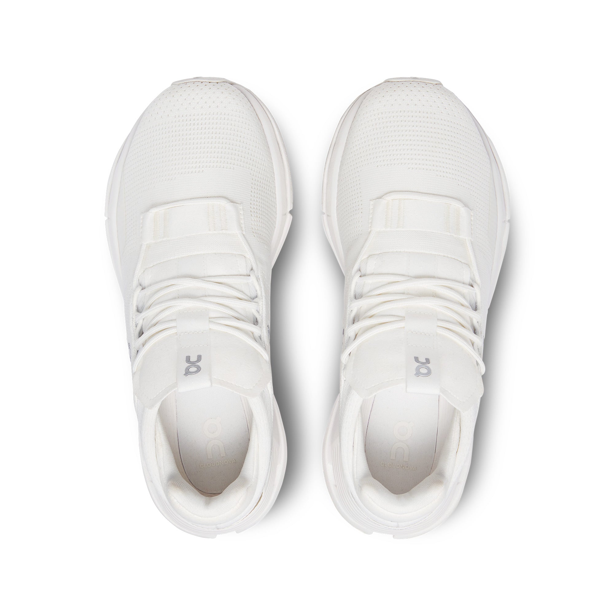 On Cloudnova All White Shoes