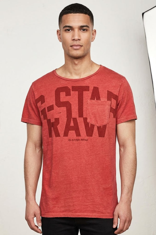 G-Star RAW Graphic 15 men's t-shirt, red