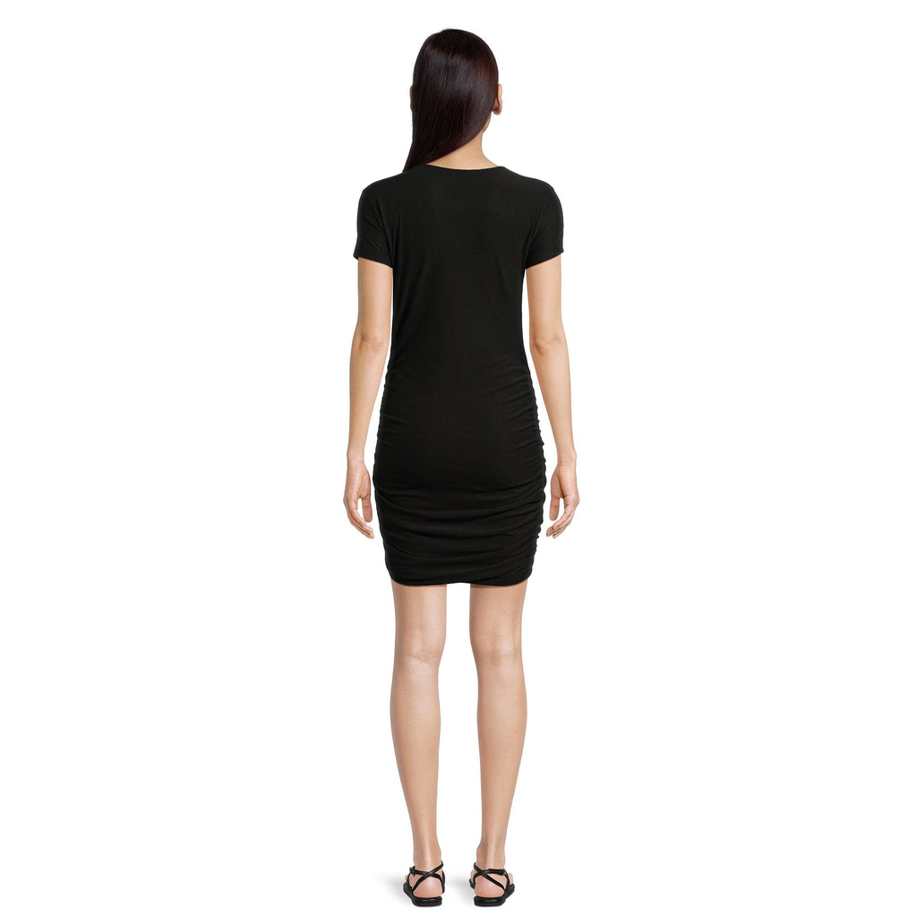 SIZE: S - No Boundaries Juniors Side Ruched Dress