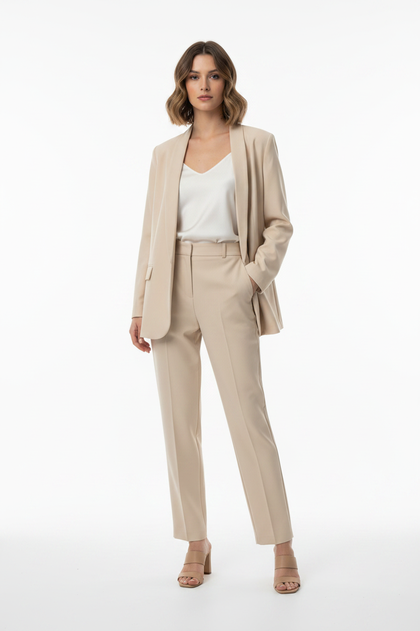 Beige Blazer – Front