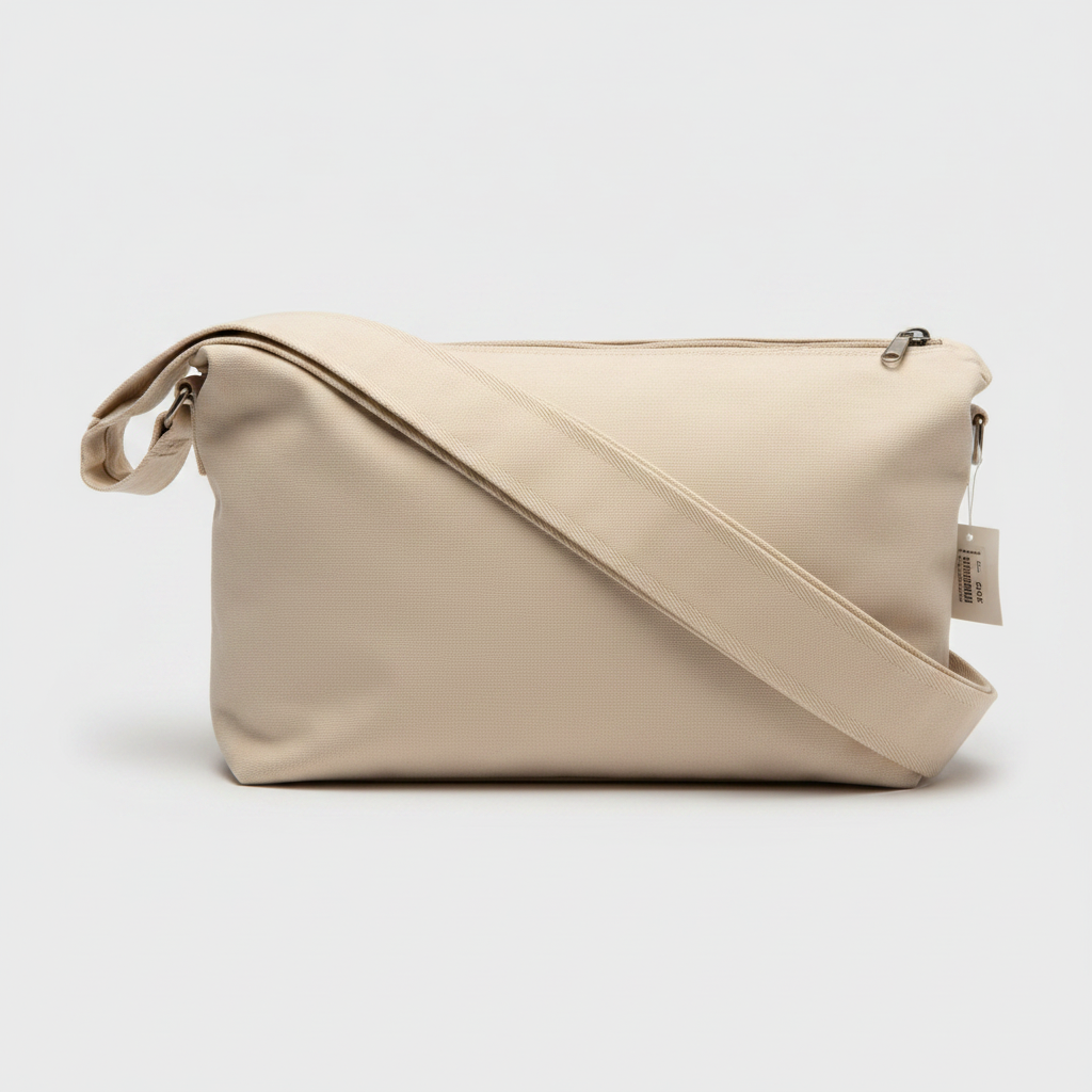 Beige Canvas Bag – Detail