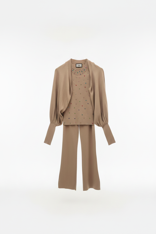 Beige Knit Set - No Hanger 1