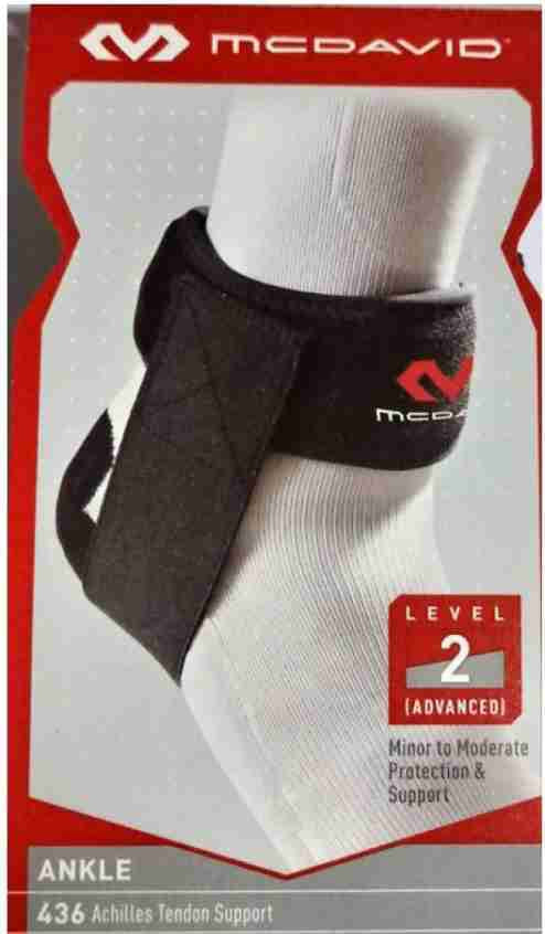 McDavid Ankle Support With Strap Level 2 (advanced) 436 L/ Xl  Black