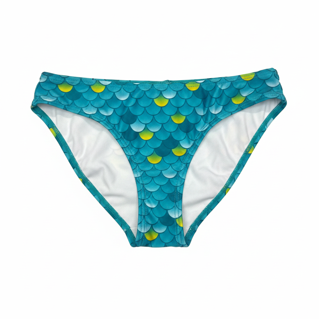 Bikini bottom flat lay