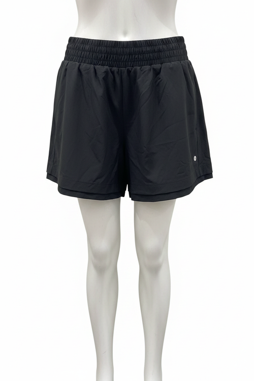 Black Athletic Shorts - Front