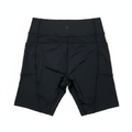 Black Cargo Bike Shorts - Back