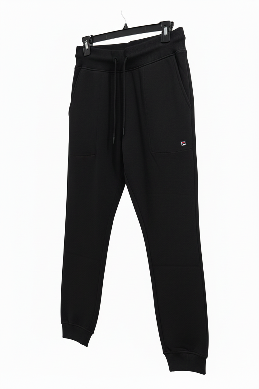 Black Fila Joggers - Side