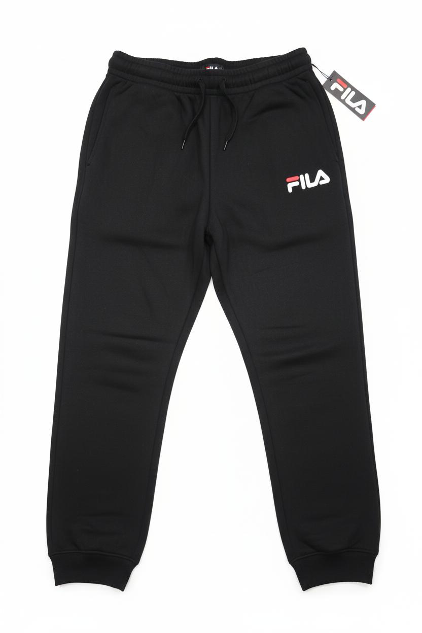 Black Joggers - Flat Lay