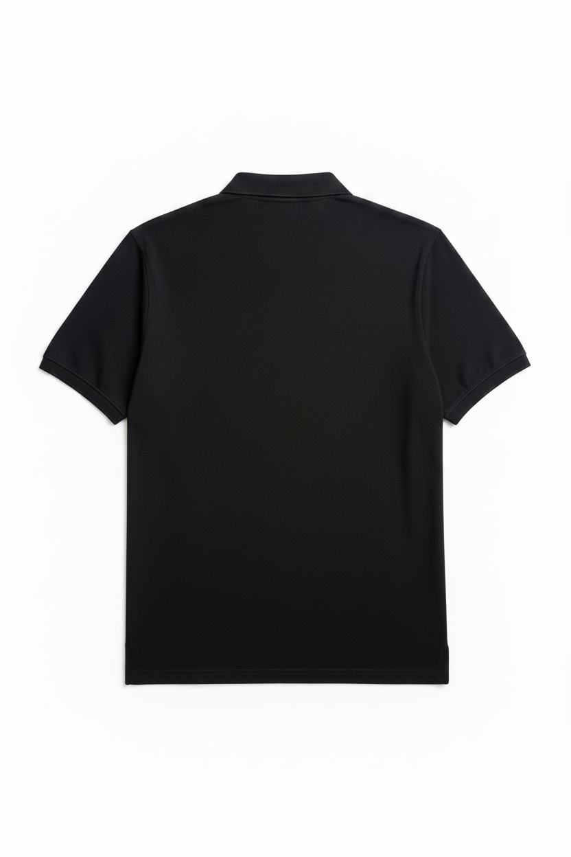 Black Polo Back View