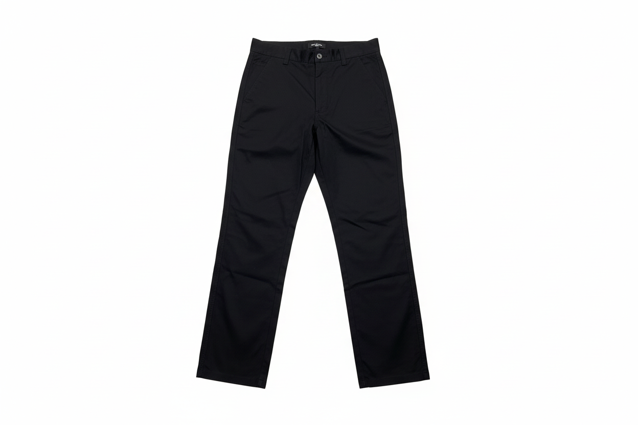 Black Trousers - White Background