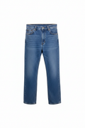 Blue Denim Jeans - White Background