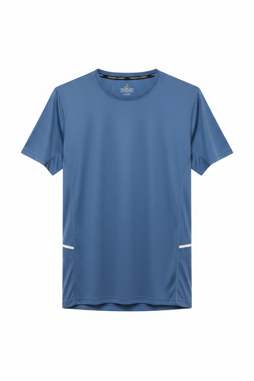 Blue Tee Front