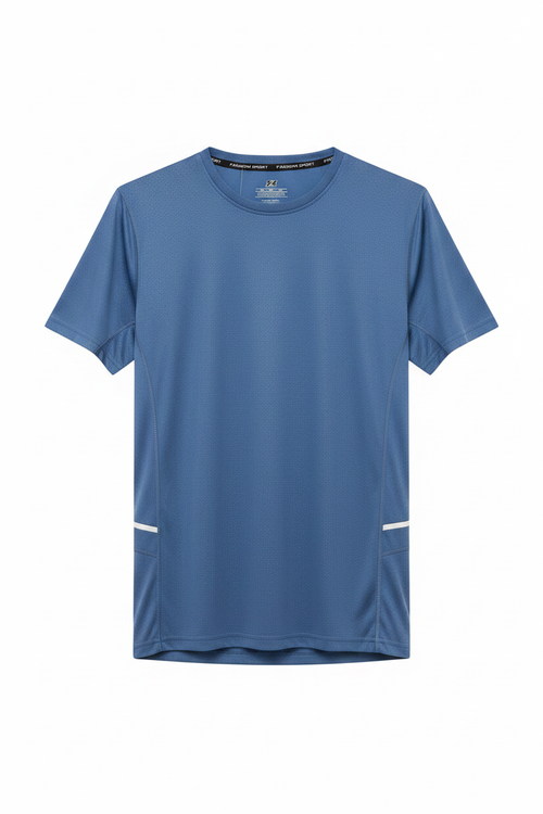 Blue Tee Front