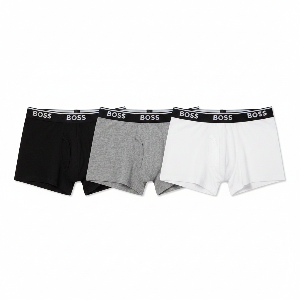 BOSS Boxer Trunks White Background