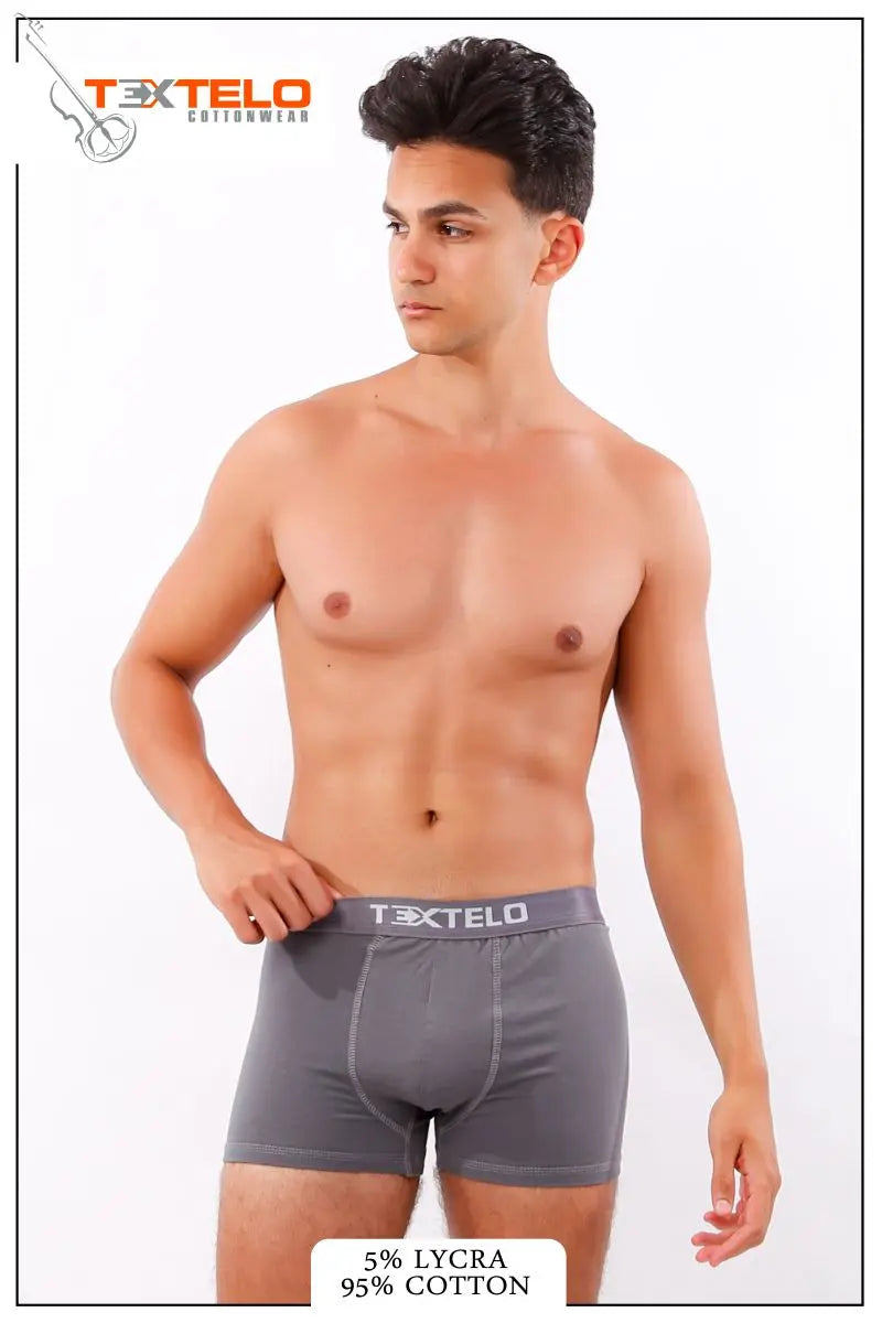 men's boxer shorts Briefs with Waistband Underwear  (3 Pack) Multicolor Textelo