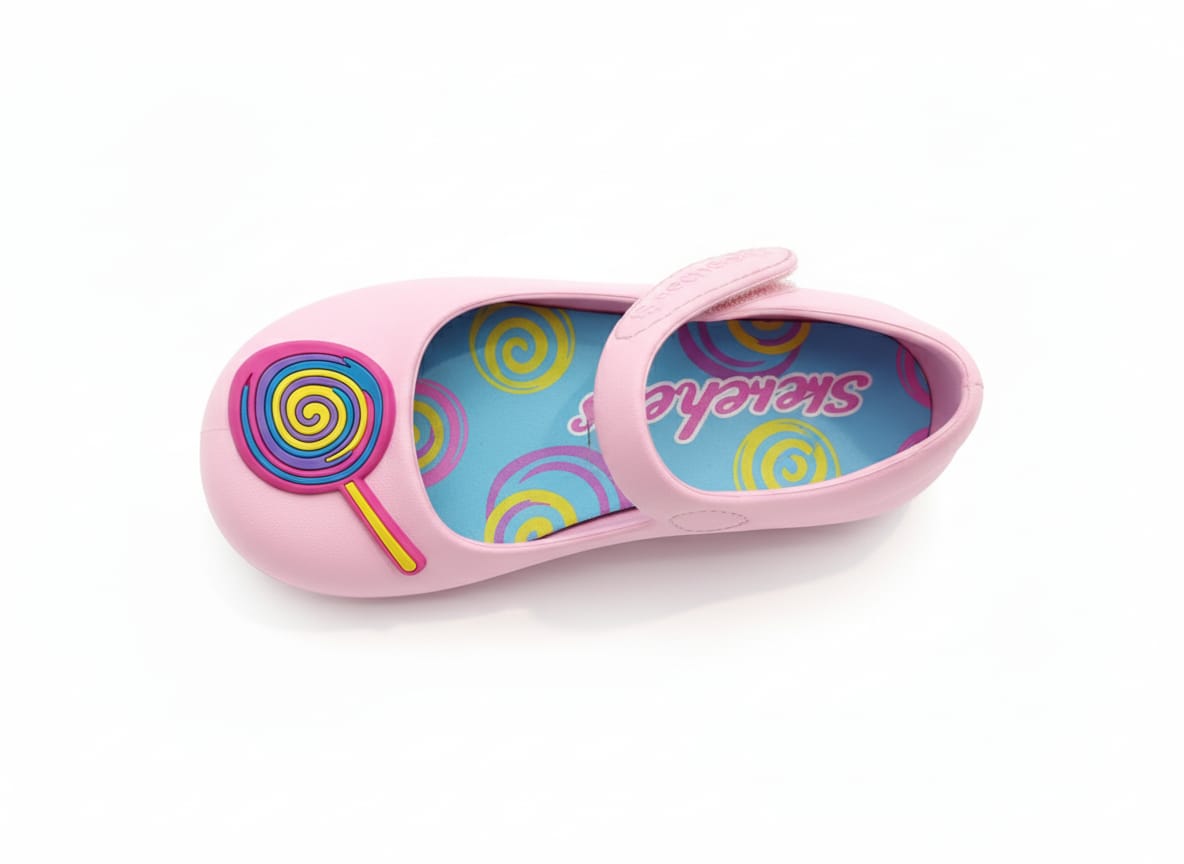 SKECHERS KIDS GIRL  LOLLIPOP RUBBER SHOES