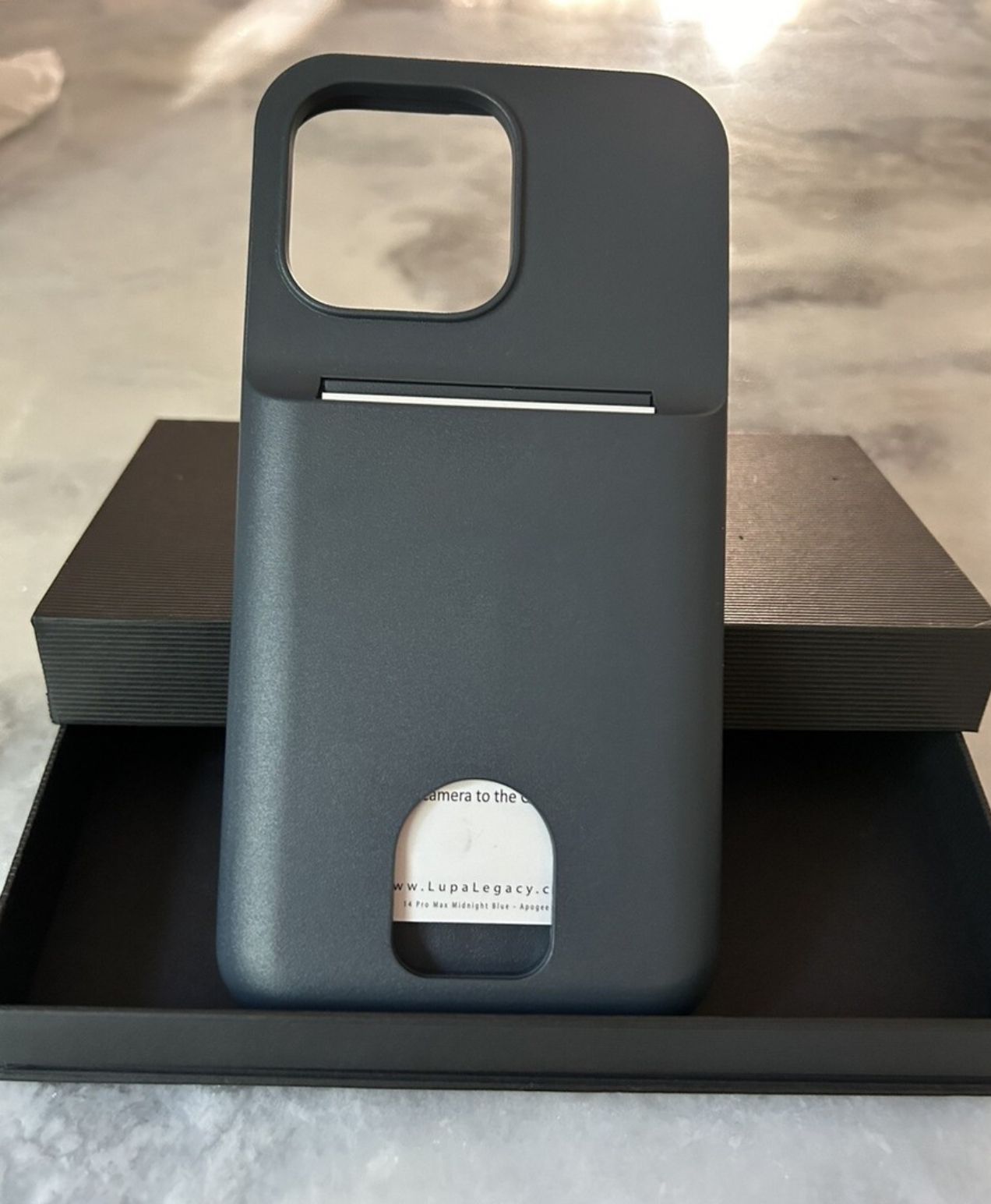 Lupa Legacy iPhone 14 Max case with card holder