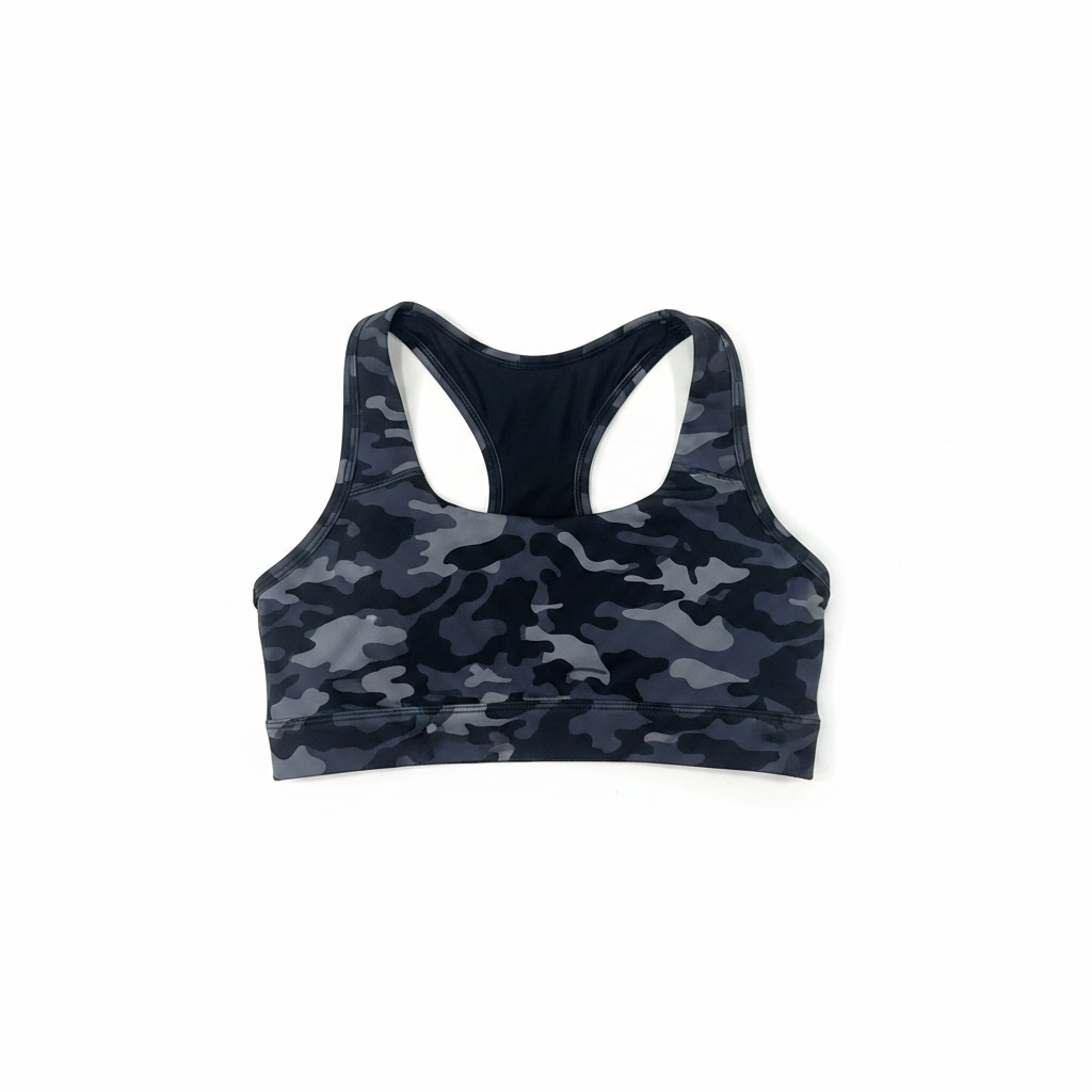 Camo Sports Bra - Front