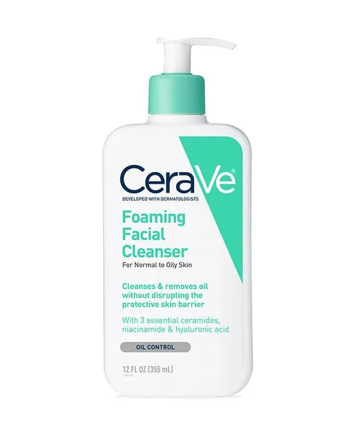 Cerave Foaming Facial Cleanser For Normal To oily skin 355 ml