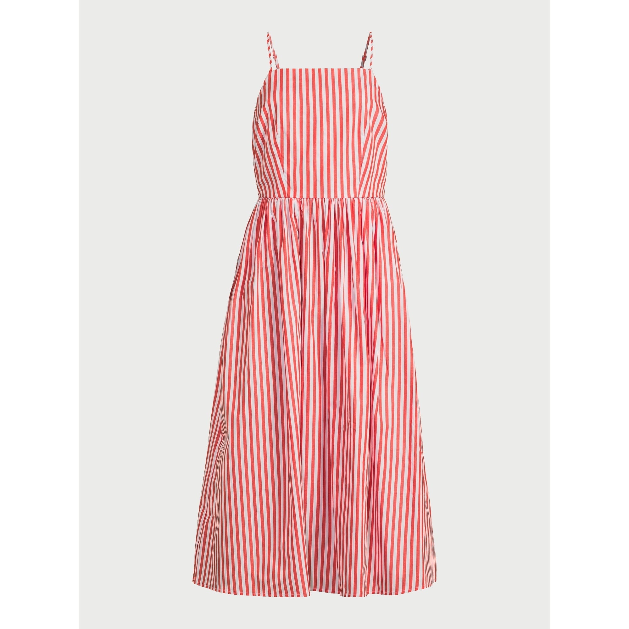 SIZE: M - Free Assembly Women's Sleeveless Square Neck Midi Dress