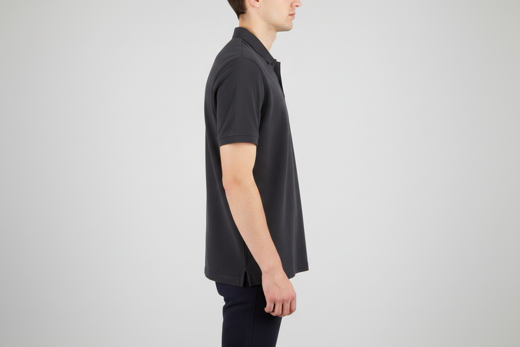 Charcoal Polo — Side